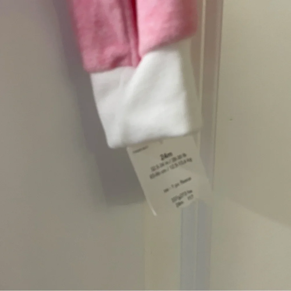 Carter's Pink Bear Footed Pajamas